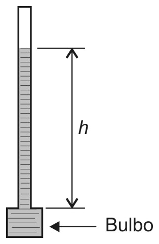 AFA 2017, questão 54: Termômetro de Líquido, figura 1