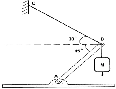 EFOMM 1998, questão 8: figura do caderno original
