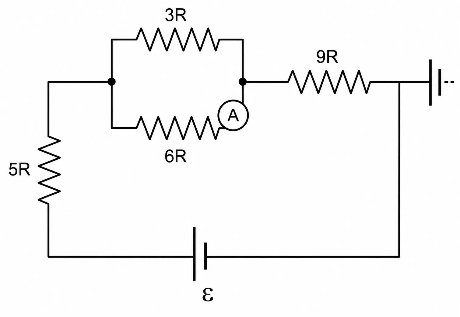 Circuito elétrico da questão 24