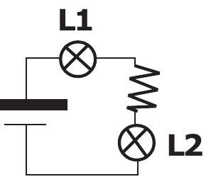 Configuração A do circuito elétrico