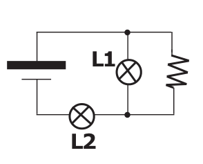 Configuração E do circuito elétrico