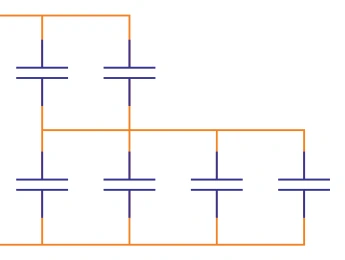 Associação de Capacitores — figura da questão 51, SIS 2019, etapa 3