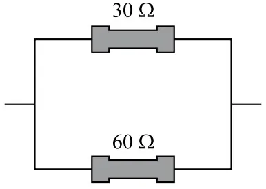 Alternativa B — associação de resistores