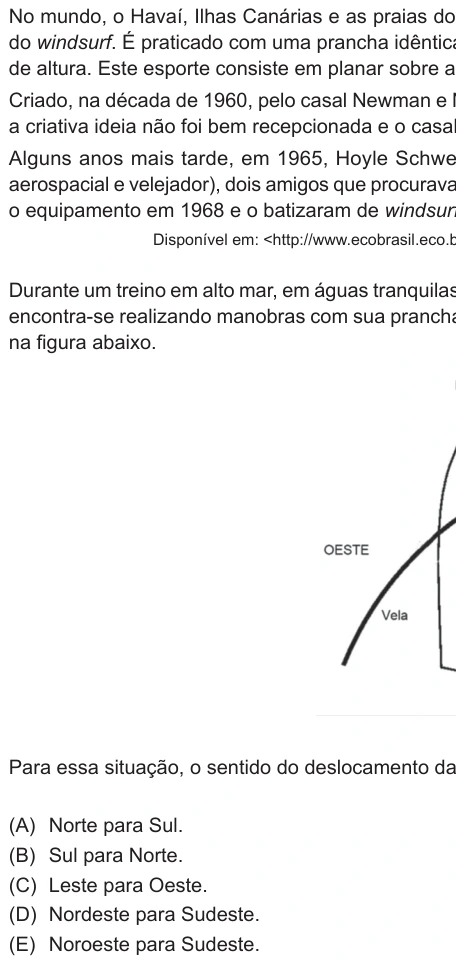 Questão 19 de Unifor Medicina 2023.2: Composição de forças — enunciado, figura e alternativas originais