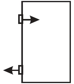 Alternativa B: Mecânica — Estática — Dobradiças da porta