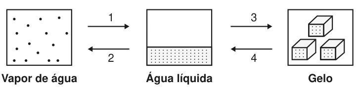 Termologia — Mudanças de Estado — Calor Latente: figura original do caderno amarelo