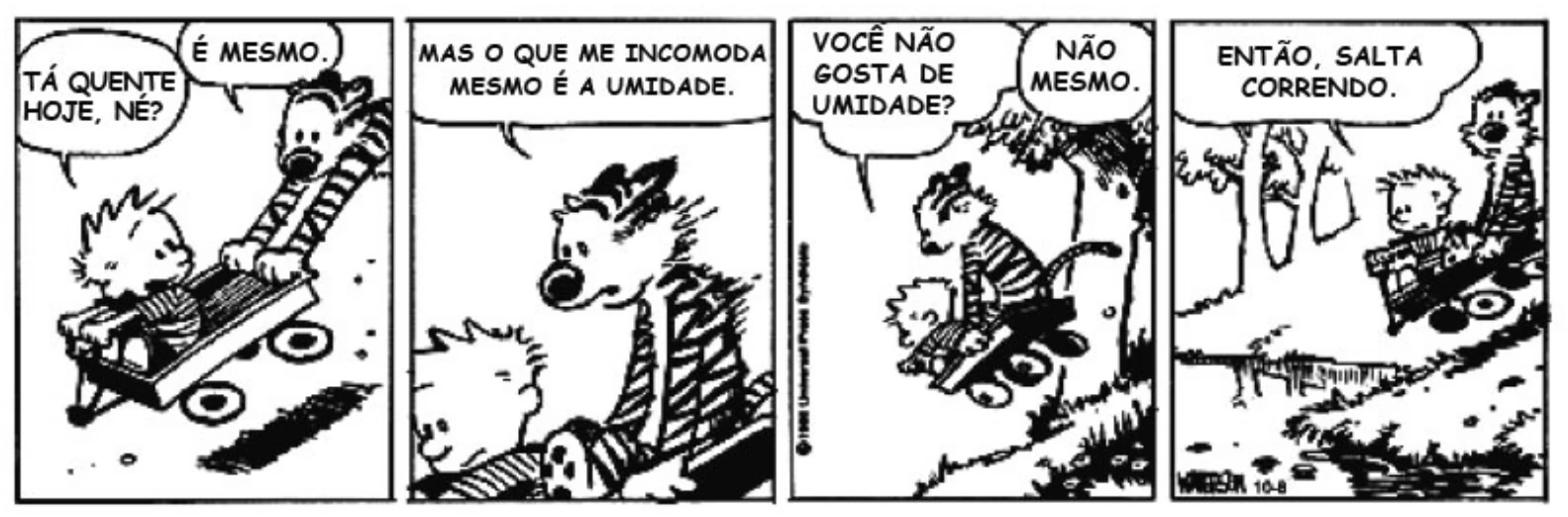 Termologia — Mudanças de Estado — Evaporação do Suor: figura original do caderno verde