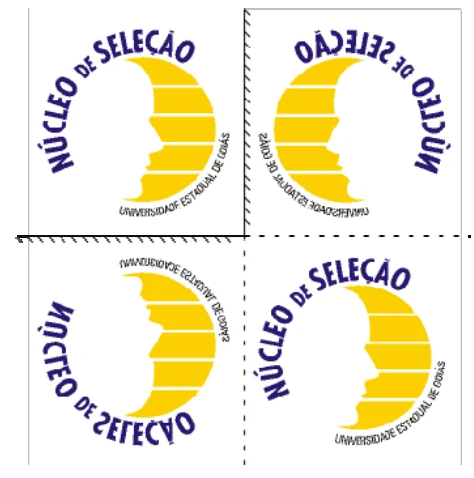 Alternativa C: imagens formadas pelos espelhos planos E1 e E2