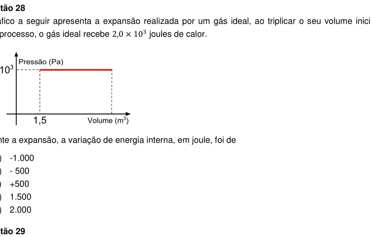 Figura da questão 28 da UEG 2018.2