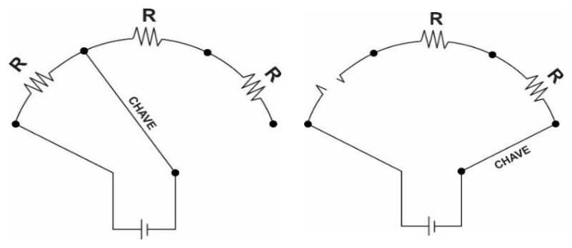 Alternativa D: par de diagramas elétricos do chuveiro