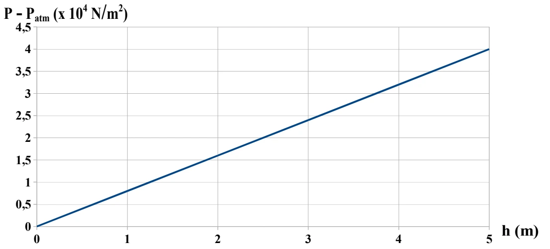 Densidade e pressão hidrostática — figura original da questão 11, módulo 2