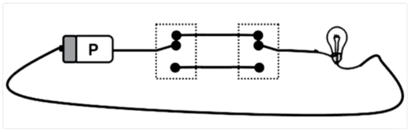 Diagrama do circuito da alternativa A