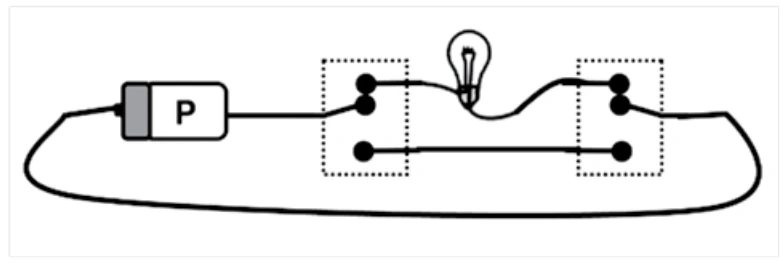 Diagrama do circuito da alternativa B