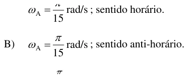 Alternativa A da questão 13, UFU 2002.1.