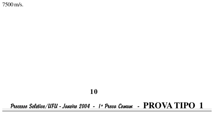 Alternativa D da questão 12, UFU 2004.1.