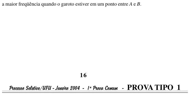 Alternativa D da questão 19, UFU 2004.1.