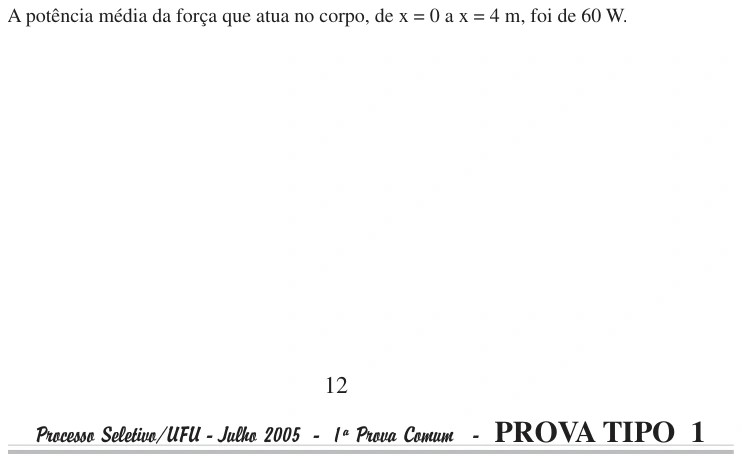 Alternativa D da questão 13, UFU 2005.2.