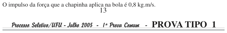 Alternativa D da questão 14, UFU 2005.2.