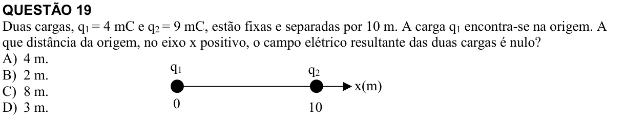 Reprodução da questão 19 do PAES 2015, 3ª etapa. O texto e as informações das figuras estão descritos acima.