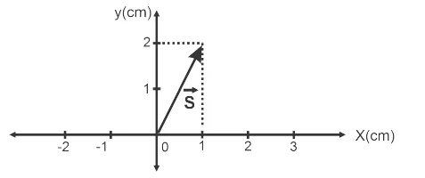 Alternativa B: gráfico do vetor soma S