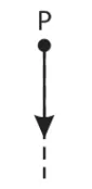 Vetor vertical para baixo
