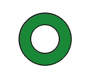 Alternativa B — seção do cilindro