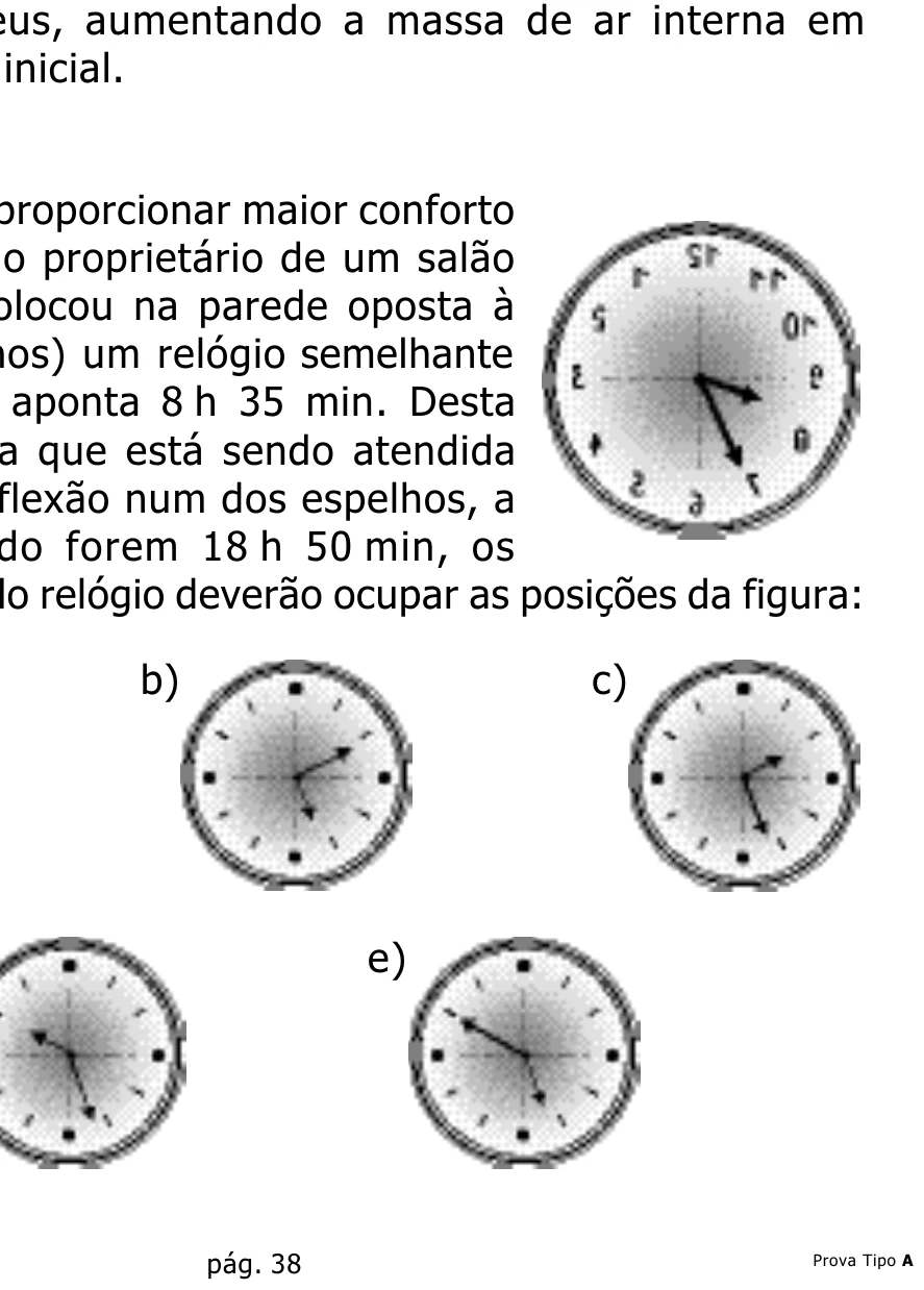 Figura da questão 57 — Grupos II e III — Mackenzie 2001.2