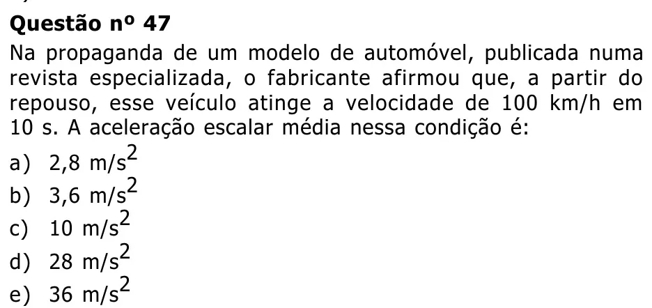 Questão 47 — Grupo I — Mackenzie 2002.1