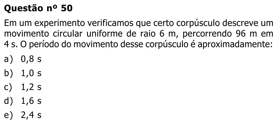 Questão 50 — Grupo I — Mackenzie 2002.1