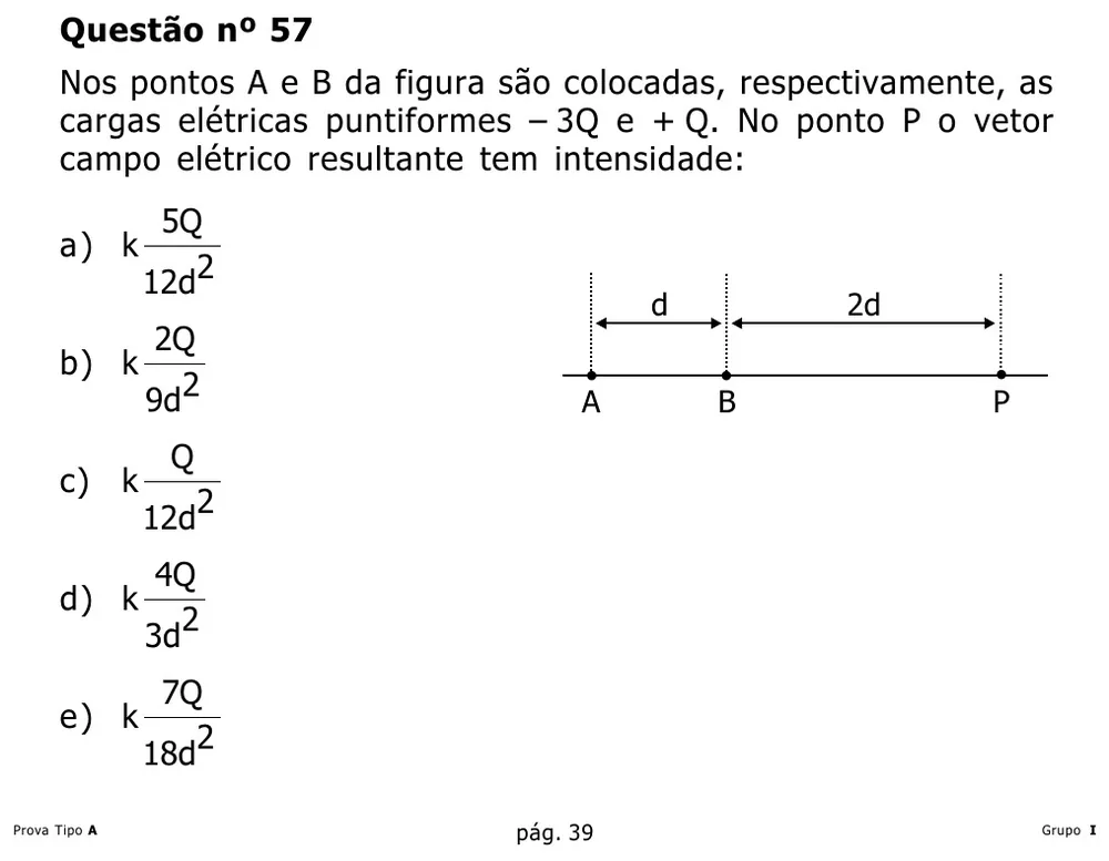 Questão 57 — Grupo I — Mackenzie 2002.1