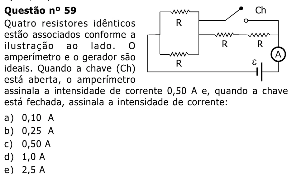 Questão 59 — Grupo I — Mackenzie 2002.1