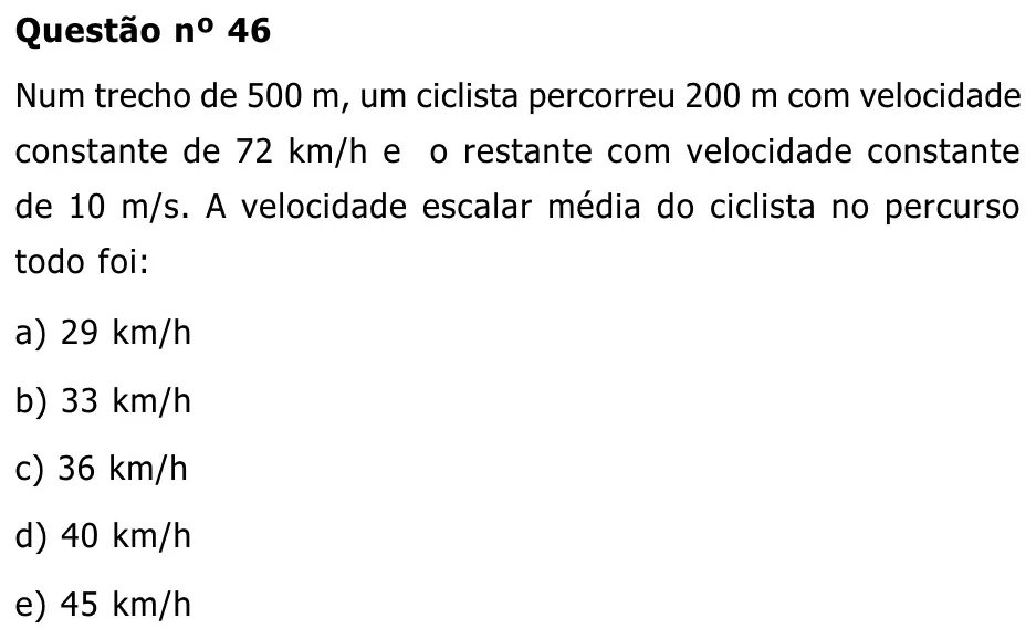 Questão 46 — Grupos II e III — Mackenzie 2002.1