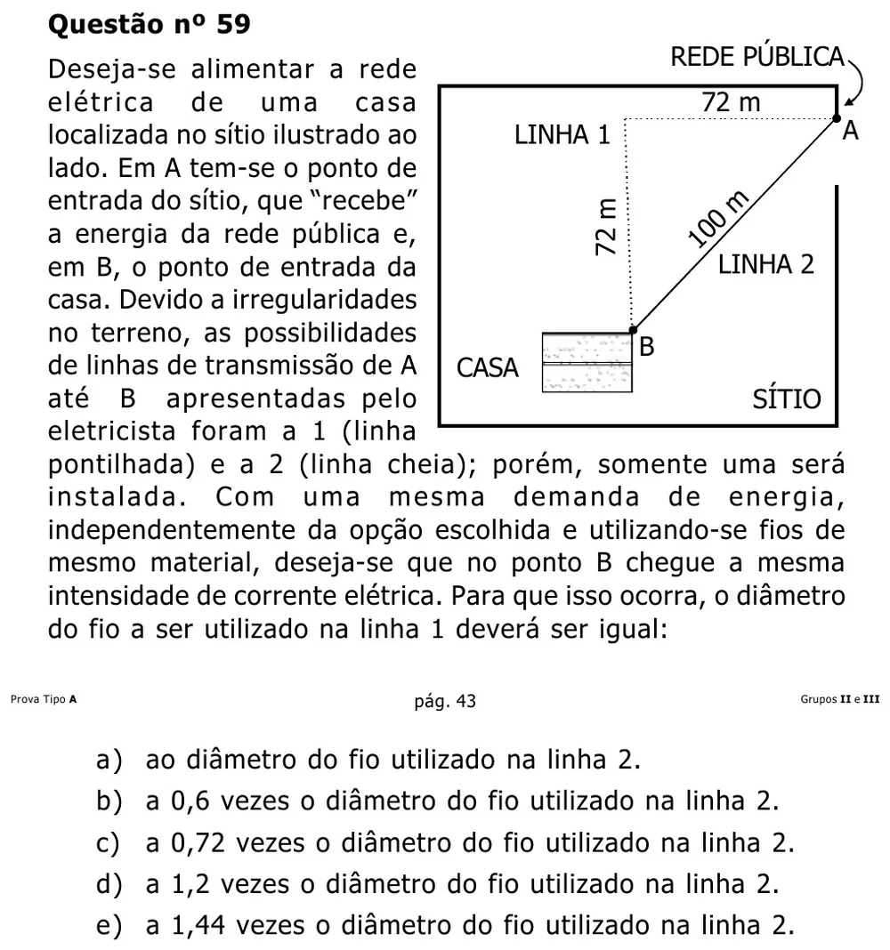 Questão 59 — Grupos II e III — Mackenzie 2002.1