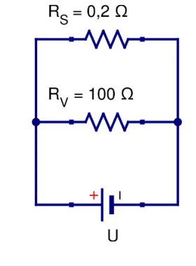 Circuito equivalente de um isolante topológico com resistências de superfície e de volume em paralelo