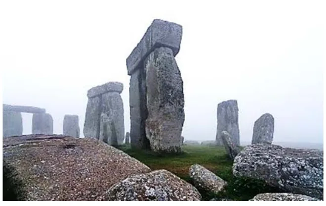 Conjunto de pedras de Stonehenge, na Grã-Bretanha