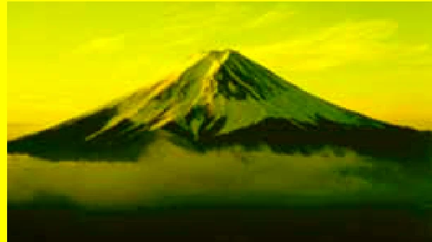 Fotografia do Monte Fuji