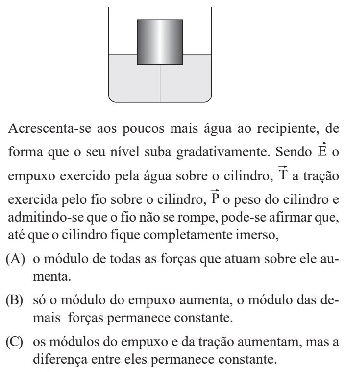 Figura da questão 50 de Física — UNIFESP 2005 CG